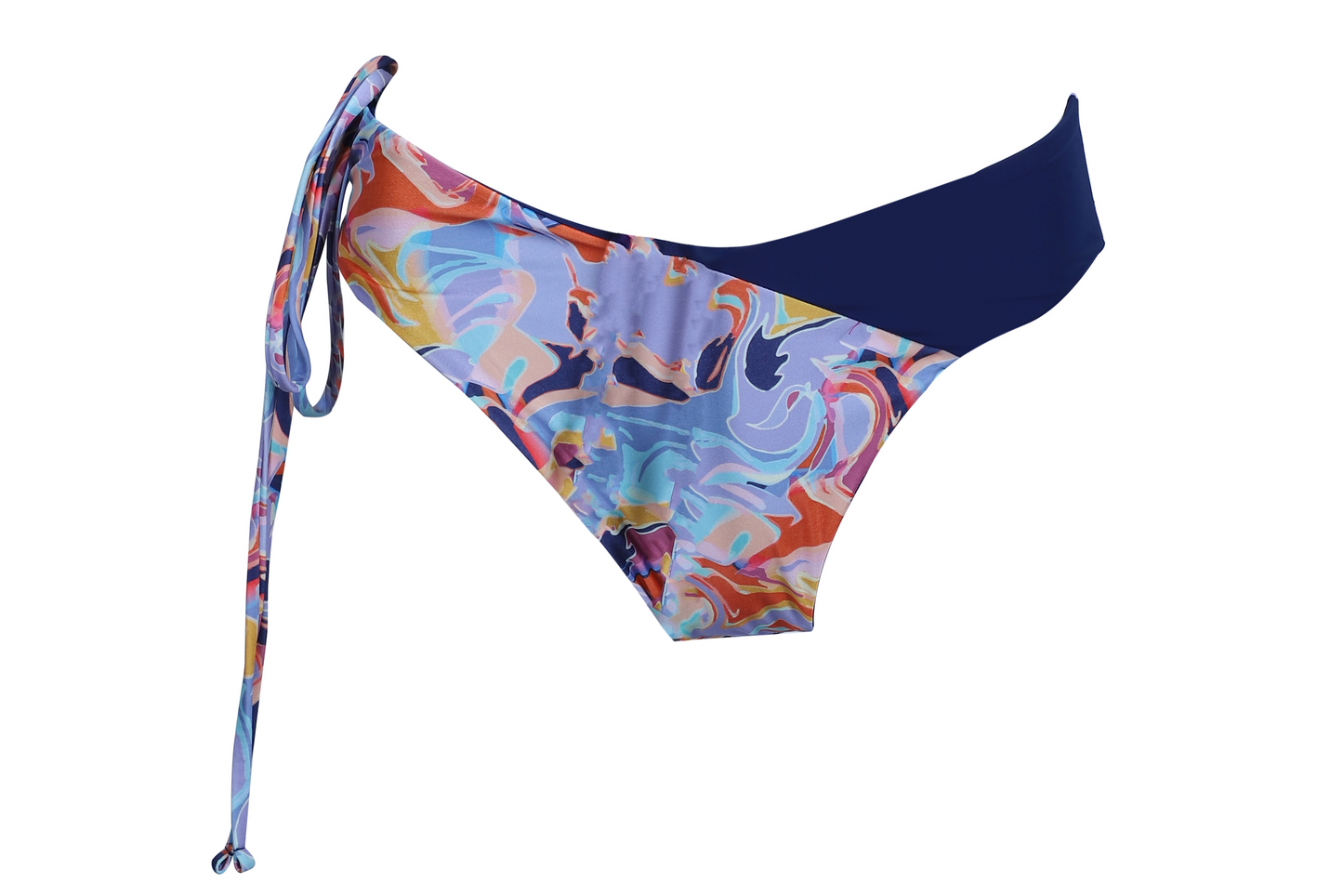 Bandeau Bikini Set - Abstract Oasis Blue